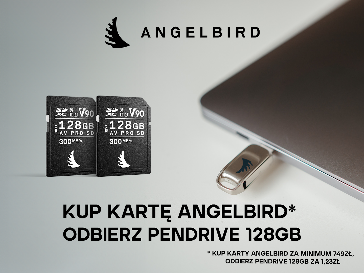 Promocja „Kup kartę Angelbird i odbierz pendrive Angelbird 128GB”