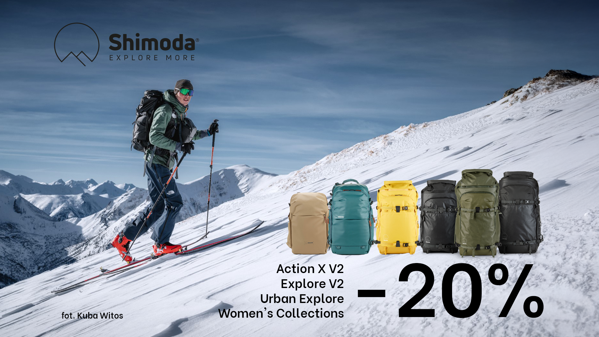SHIMODA | Promocja na plecaki -20%