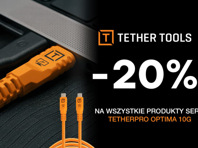 🎉 PROMOCJA -20% na kable Tether Tools Pro Optima 10G! 🎉