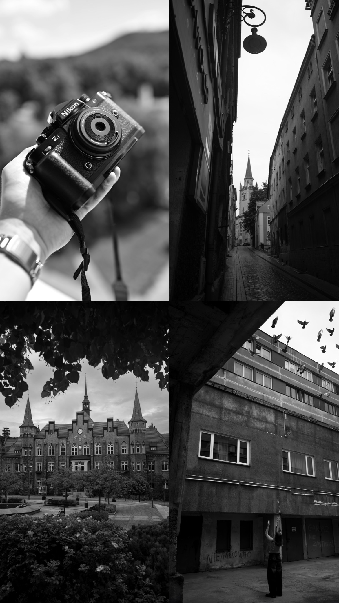 Kolaż fotograficzny wykonany Viltrox AF28mm