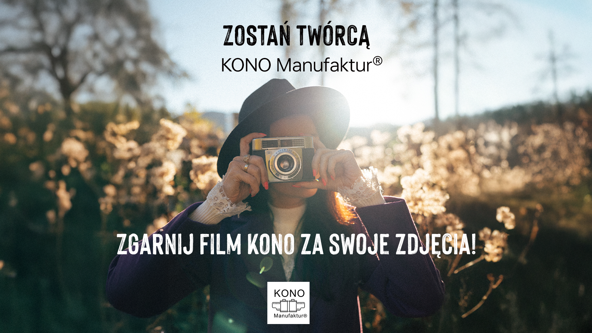 Przetestuj film KONO i zatrzymaj go na zawsze! 🎞️