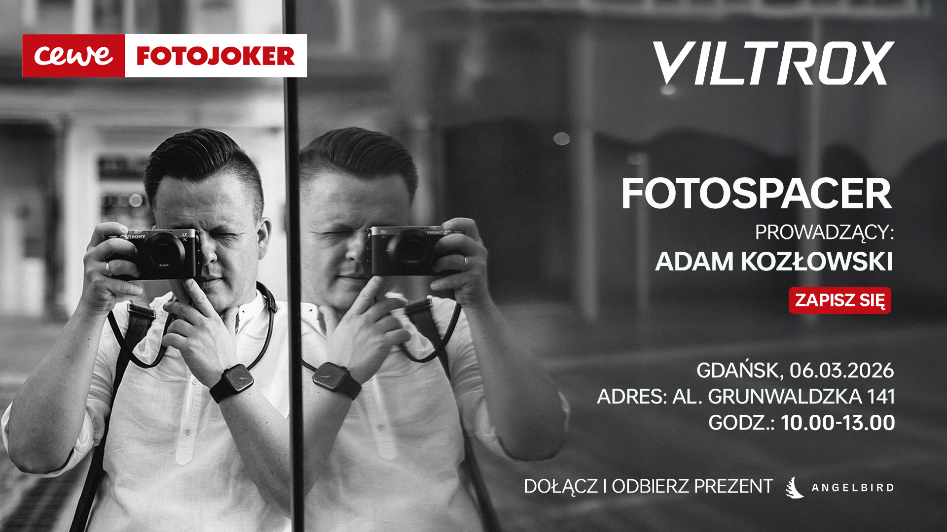 Fotospacer z Viltroxem w Gdańsku