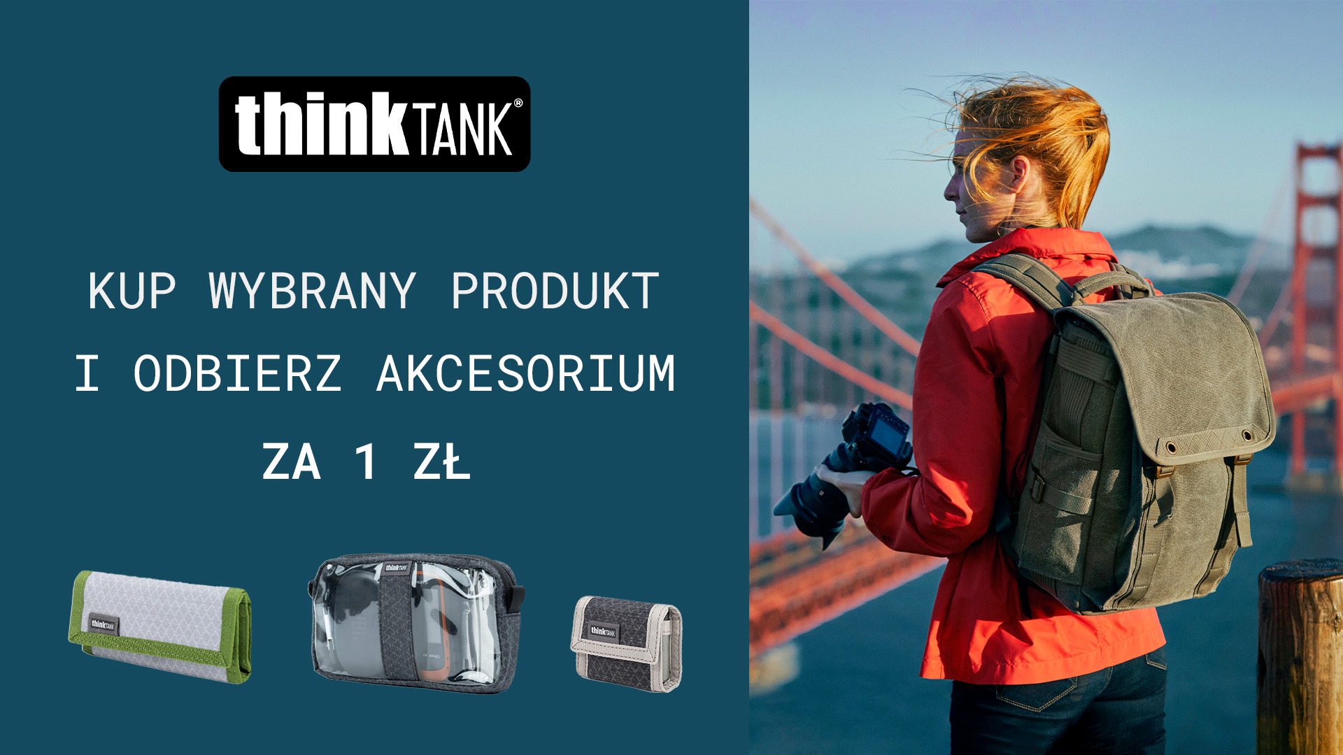 Think Tank | Kup Think Tank i zgarnij akcesorium za 1 zł