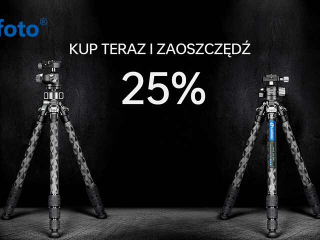 Wyjątkowa okazja na Leofoto – zyskaj 25% rabatu!